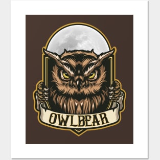 Owlbear v2 for Tabletop Gamers Posters and Art